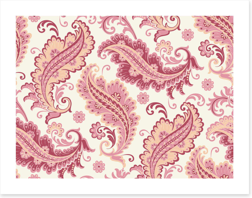 Paisley in pink