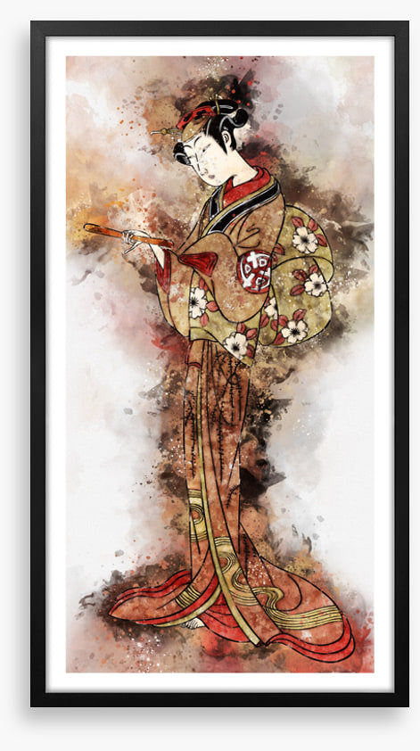 The shamisen player