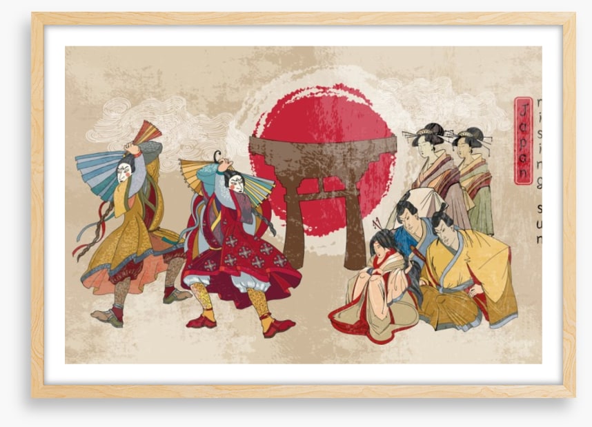 Rising sun kabuki 1