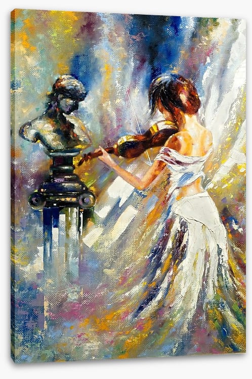 The girl and the violin