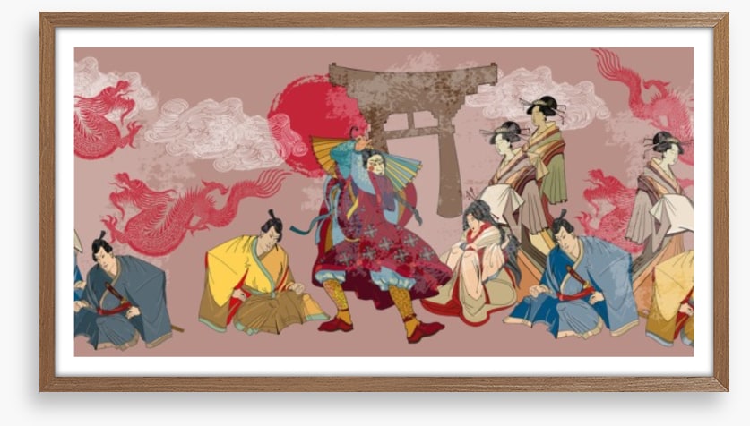 Dragon kabuki panorama
