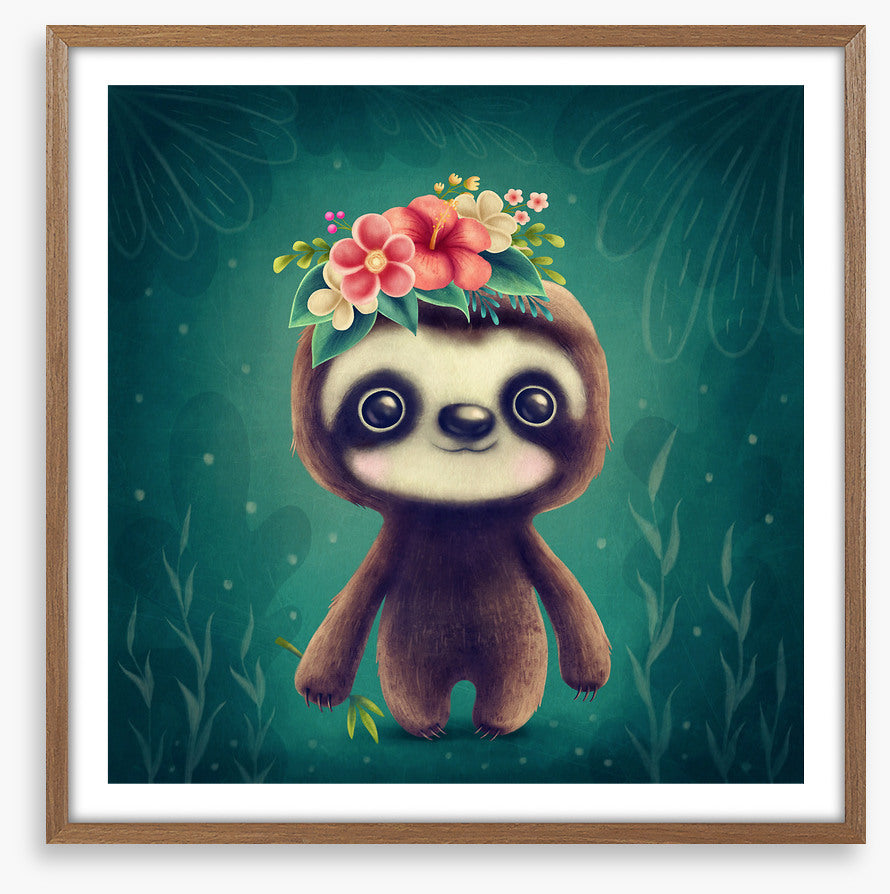 Sweet sloth smile