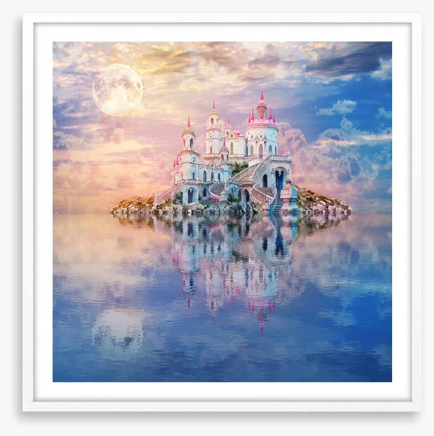Wonderland castle lake