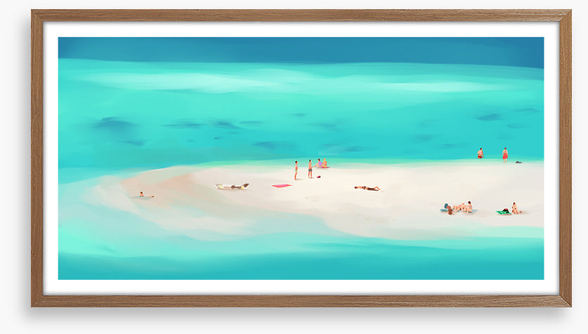 Surrounded by sea