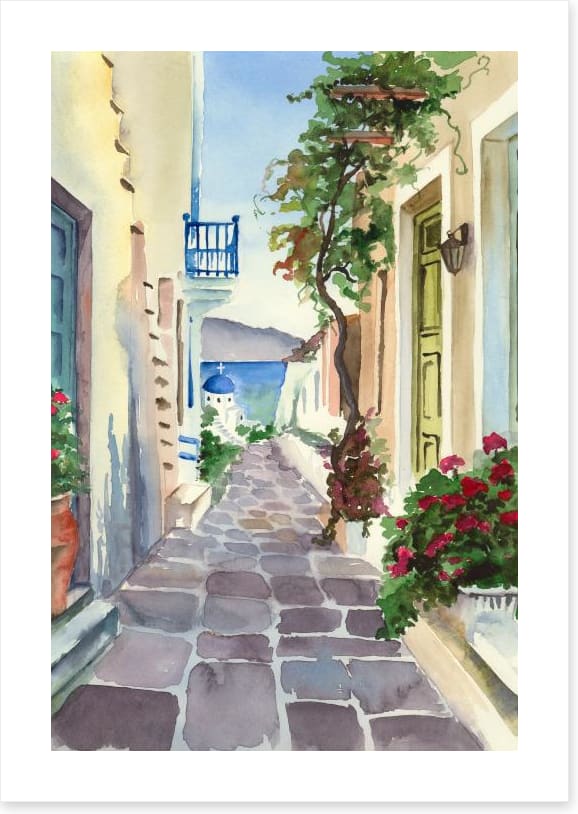 Santorini stroll