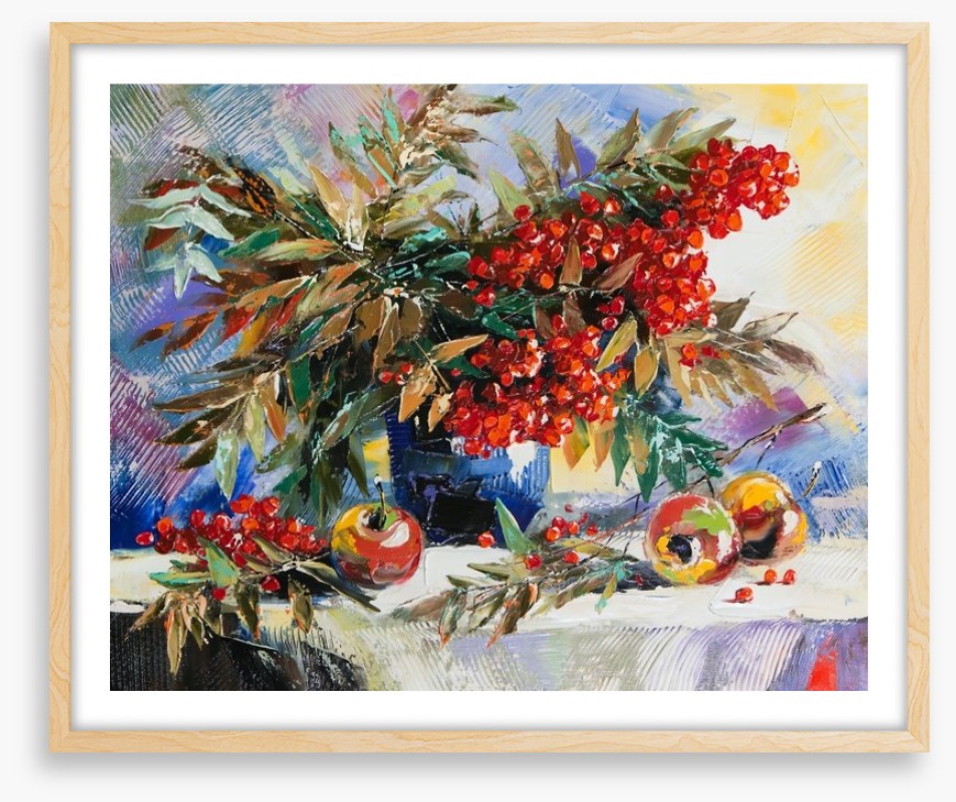 Mountain ash apples