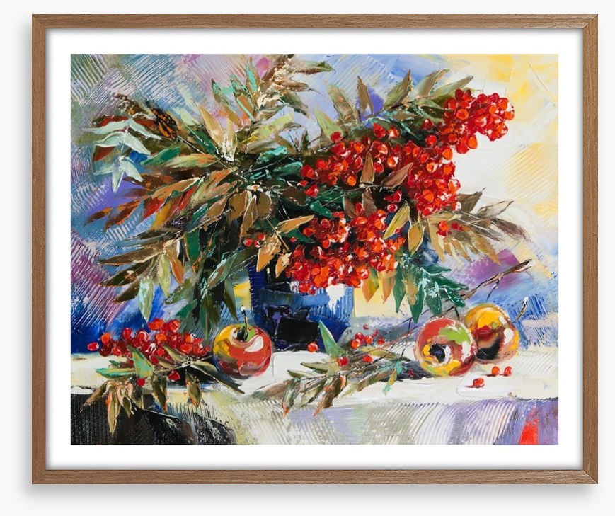 Mountain ash apples