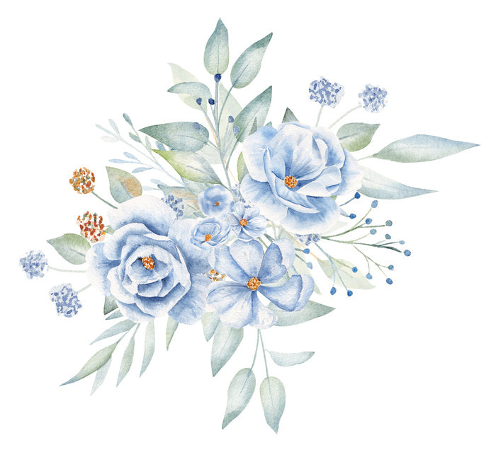 Blue flax bouquet I