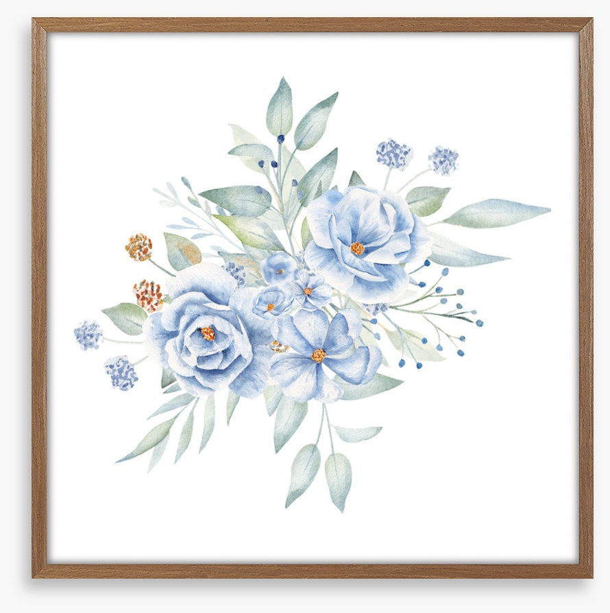 Blue flax bouquet I