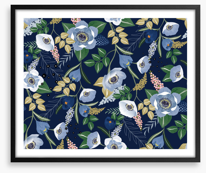Blue crocus nights