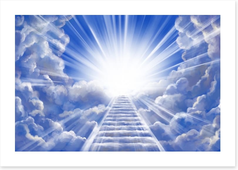 To the pearly gates