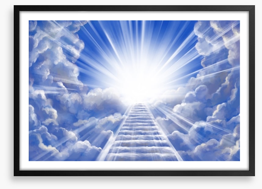 To the pearly gates