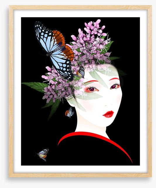 Butterfly blossom maiko