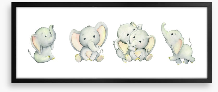 Little elephant panoramic