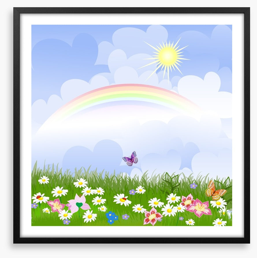 The rainbow meadow