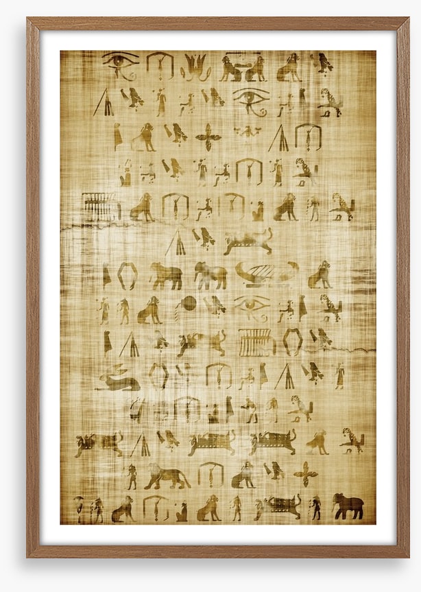 Papyrus pictograms