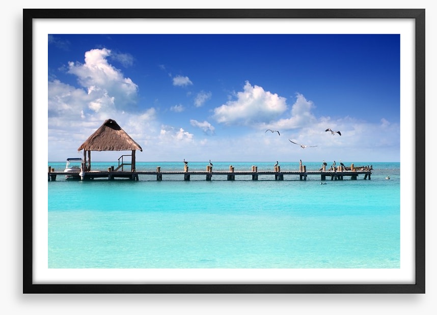 Pelican jetty, Isla Contoy