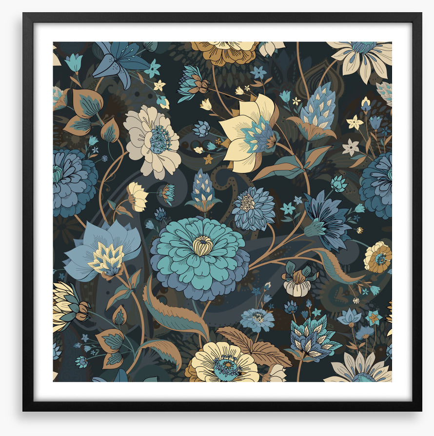 Blue bloom darkness