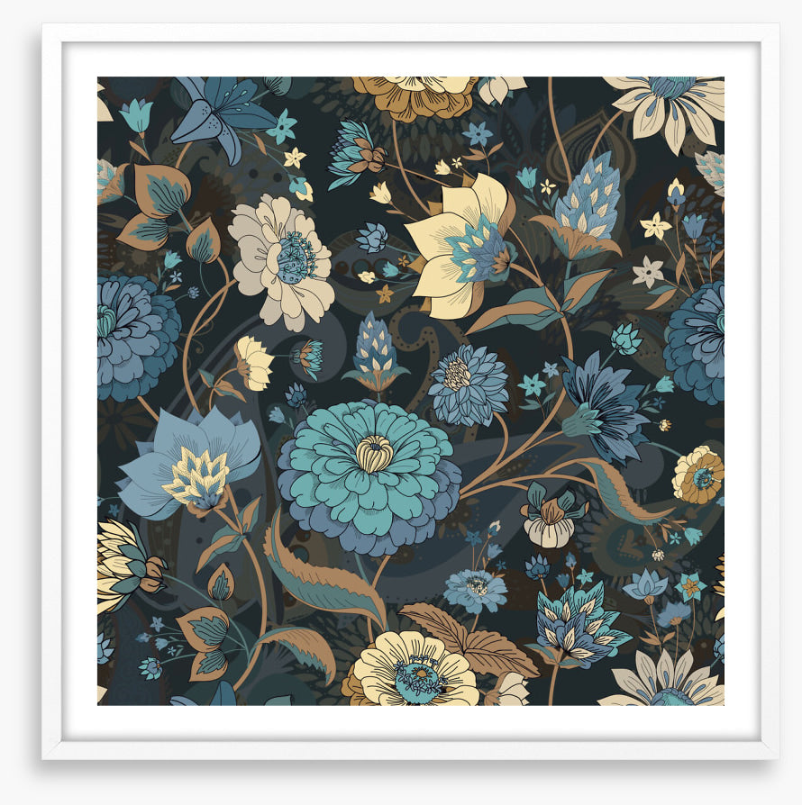 Blue bloom darkness