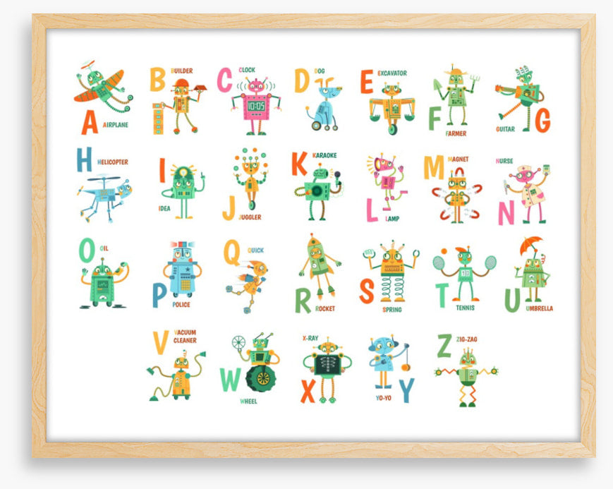 Robot alphabet