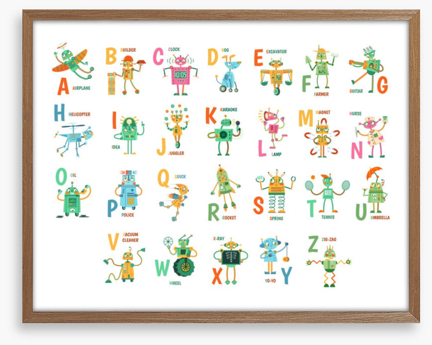Robot alphabet