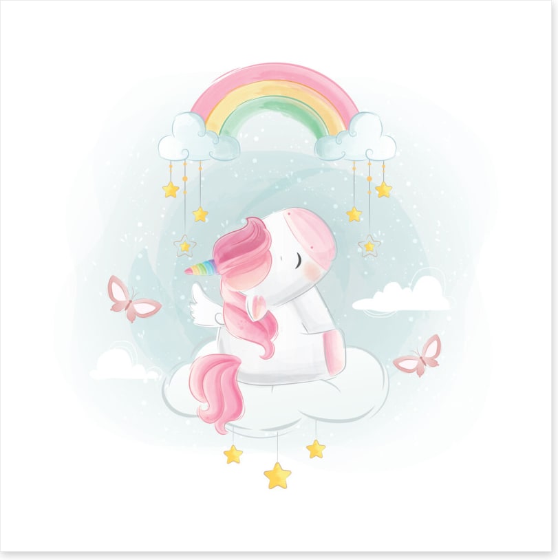 Unicorn rainbow 2