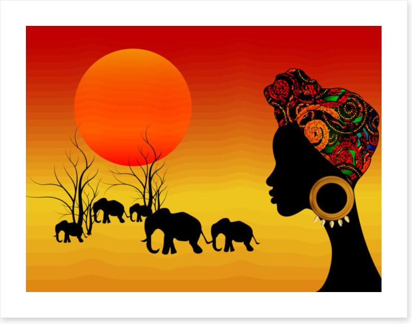 Walking with elephants