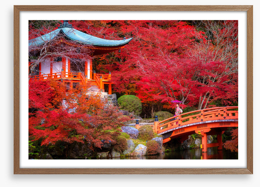 Red temple garden