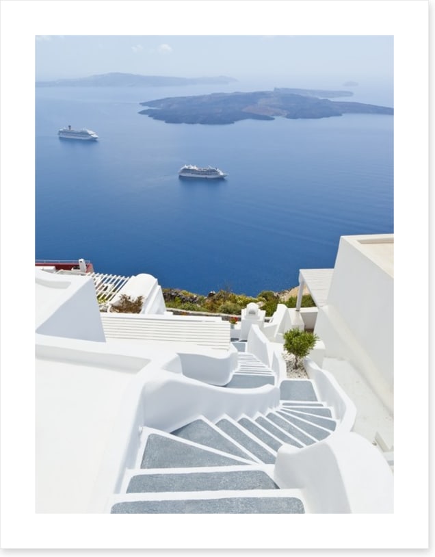 Santorini steps