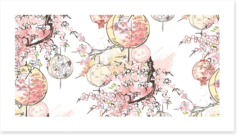 Blossoming lanterns 1