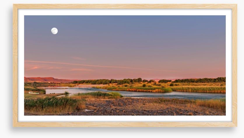 Orange River moon