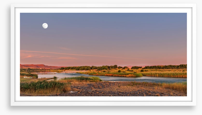Orange River moon