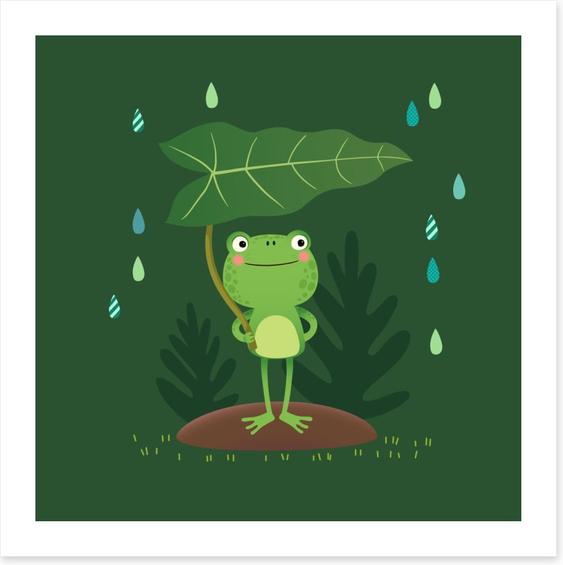 The dry frog