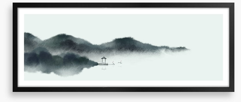 Lonely pagoda panorama