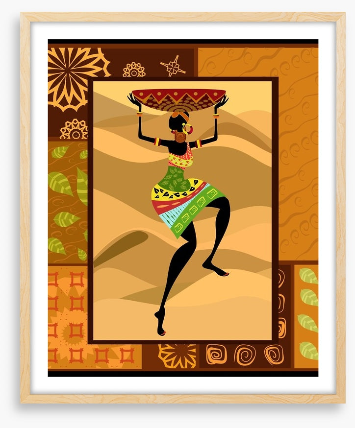 Dance of the tribal basket