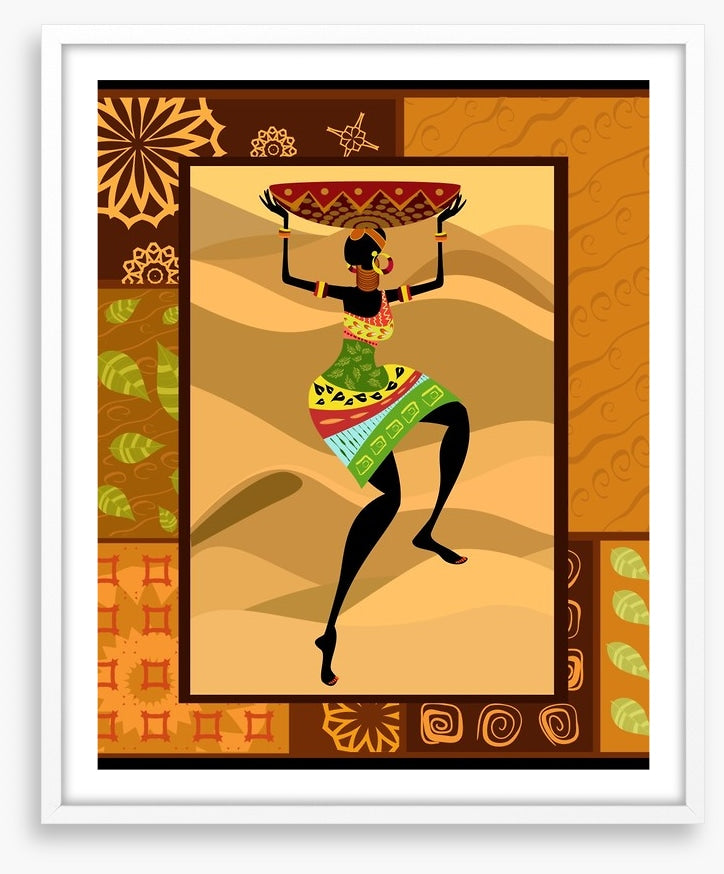 Dance of the tribal basket