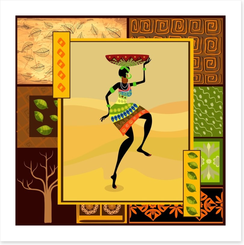 Dancing with the tribal basket