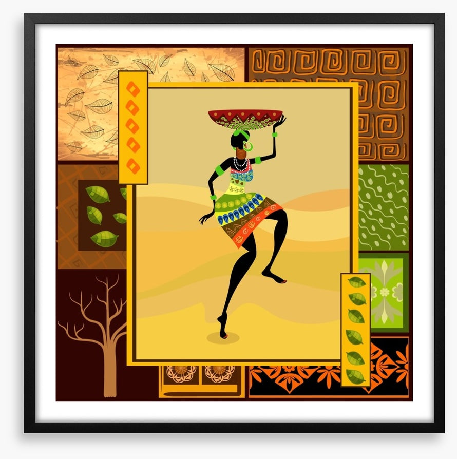 Dancing with the tribal basket