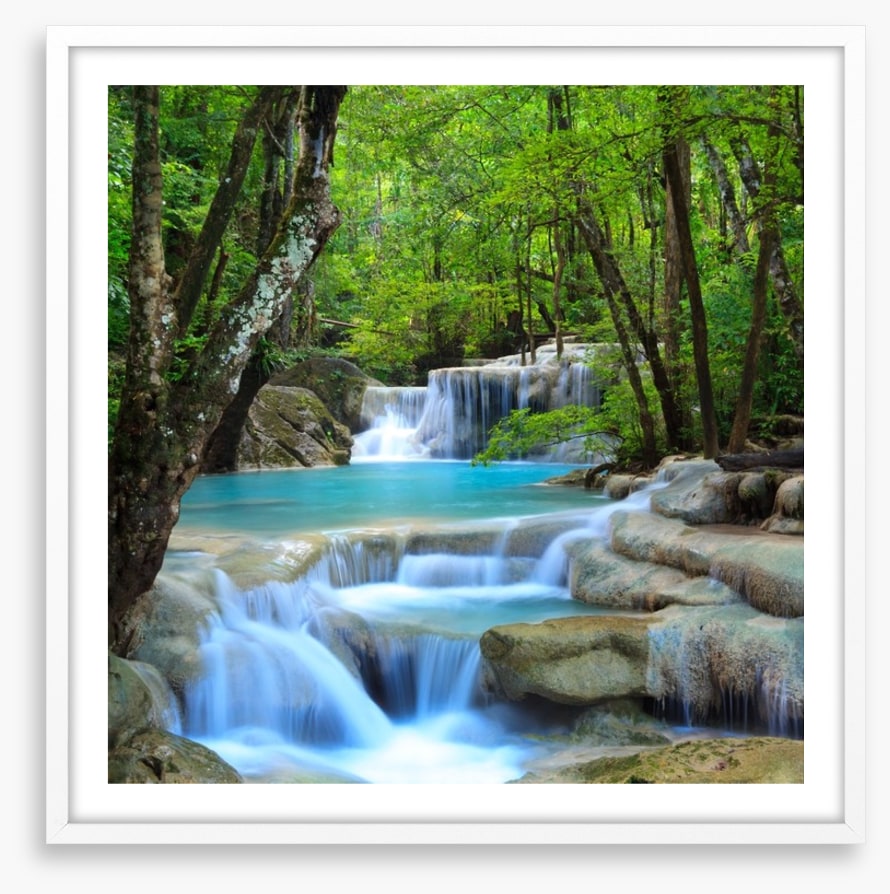 Erawan Waterfall in Kanchanaburi, Thailand