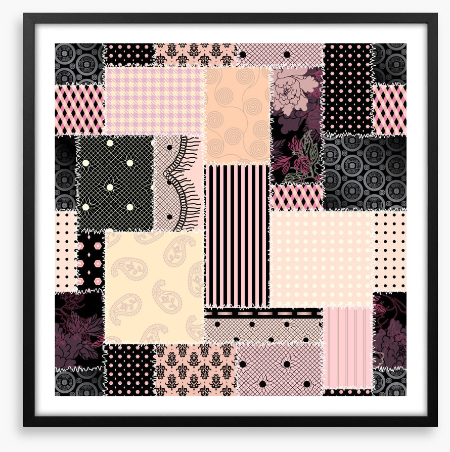 Vintage boudoir patchwork