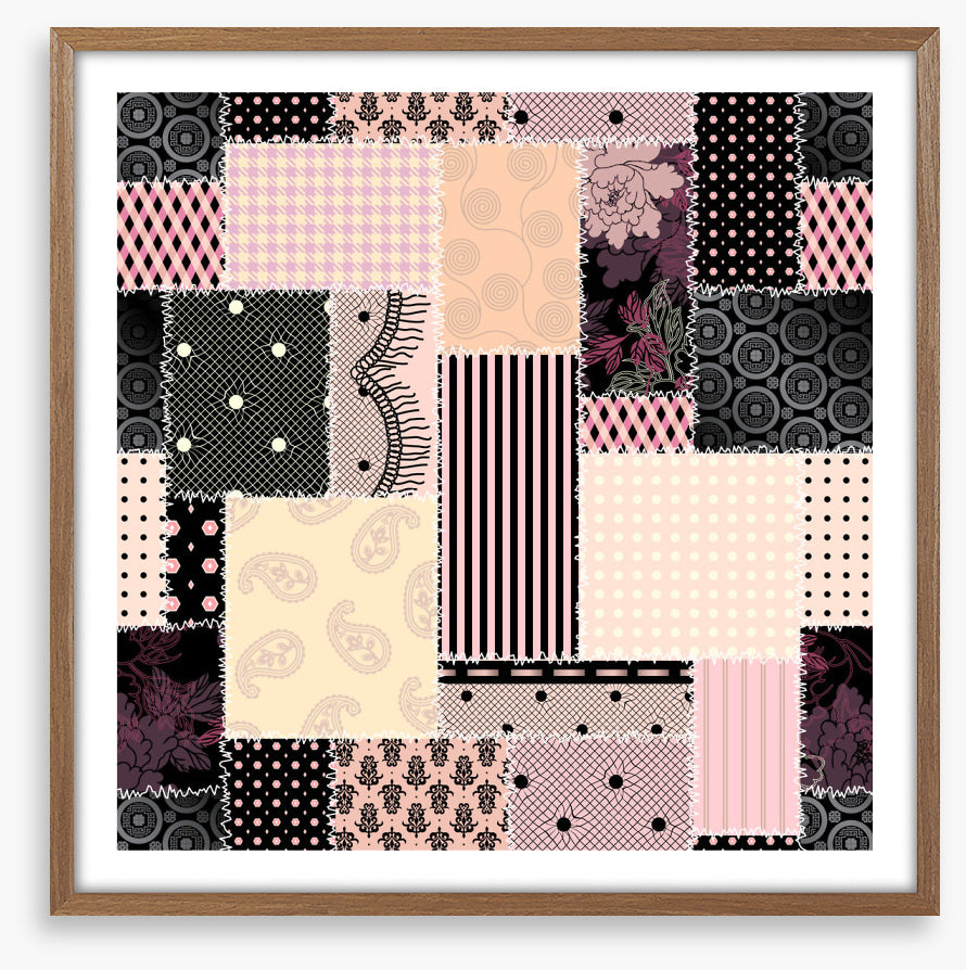 Vintage boudoir patchwork