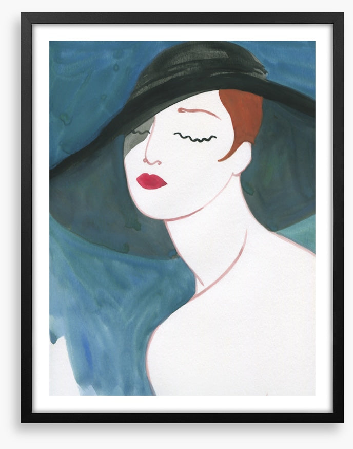 Wearing a hat