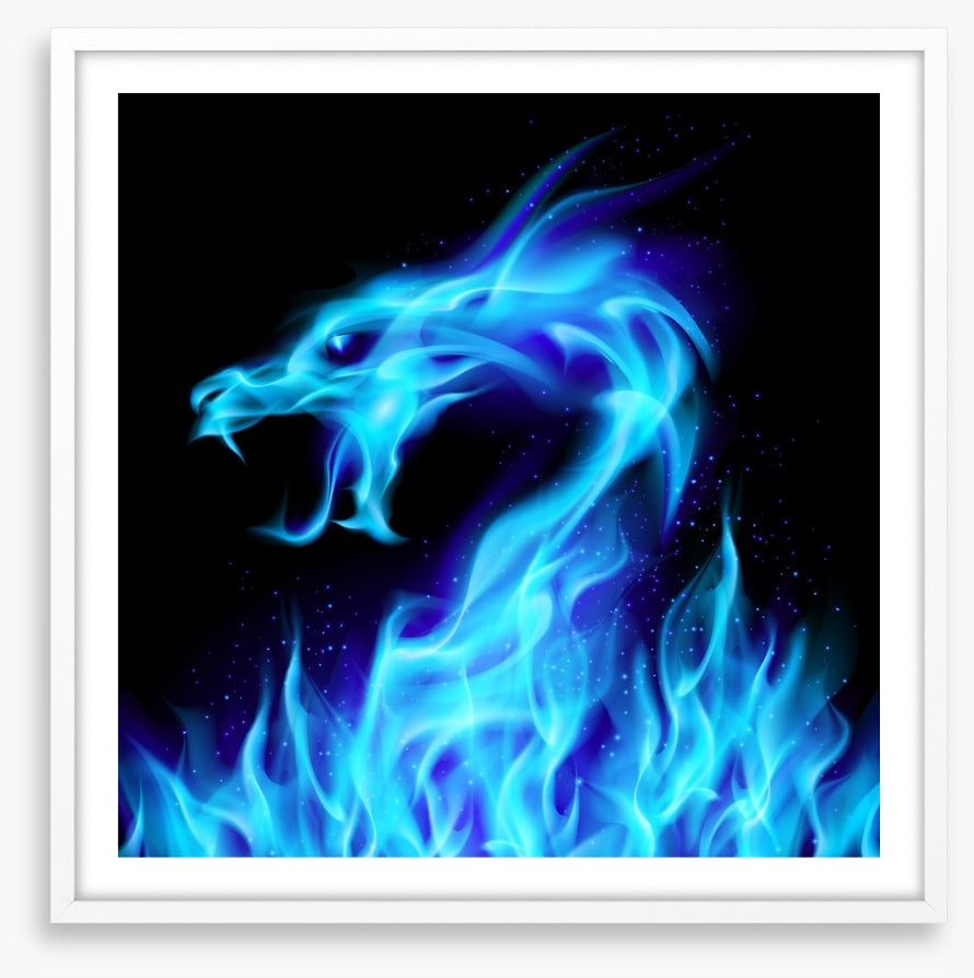 Blue spirit dragon