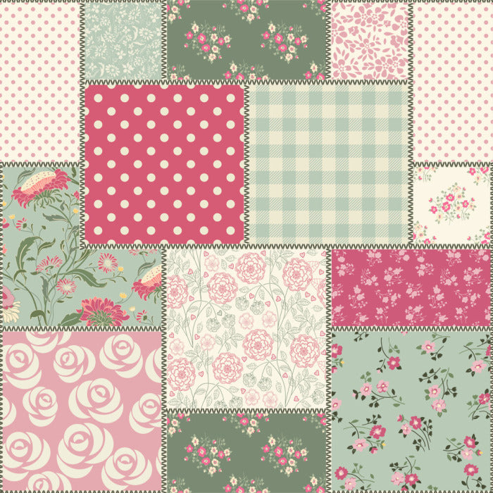 Vintage spring patchwork