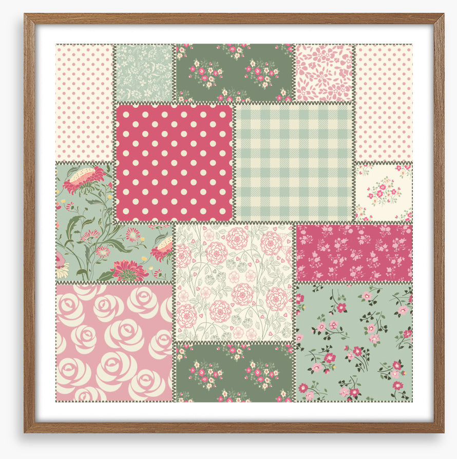 Vintage spring patchwork