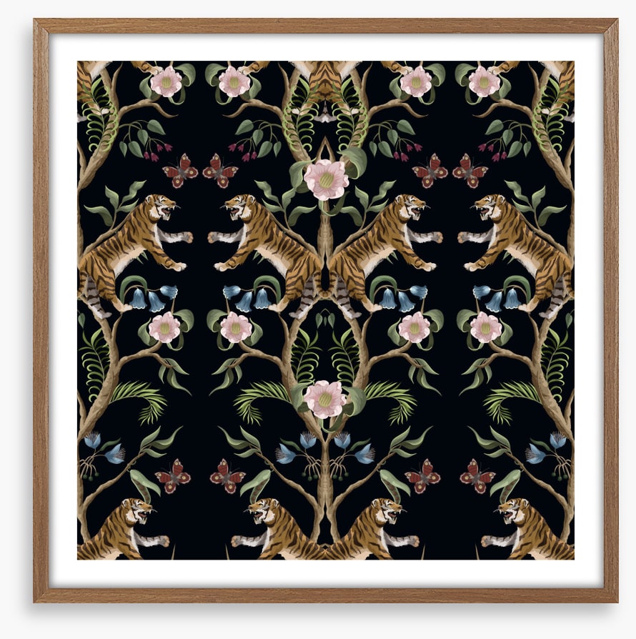 Chinoiserie tigers