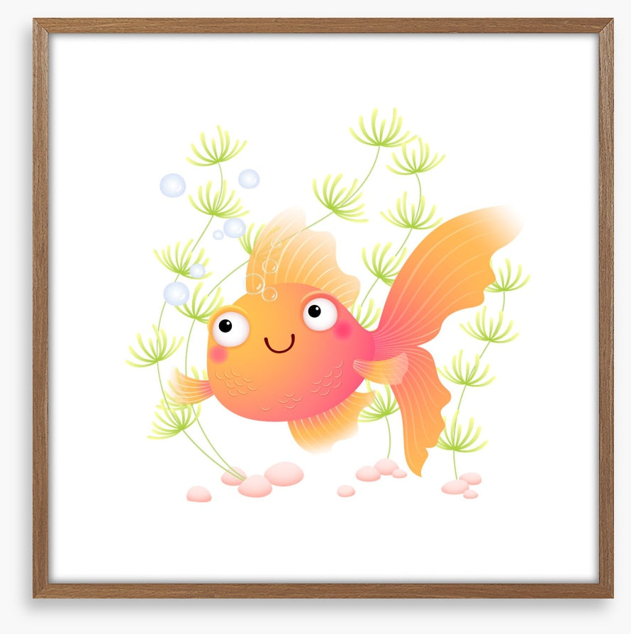 Goldfish grin