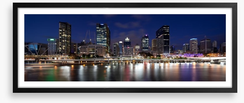 Brisbane city from Southbank