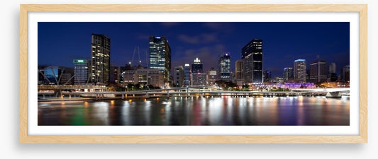 Brisbane city from Southbank