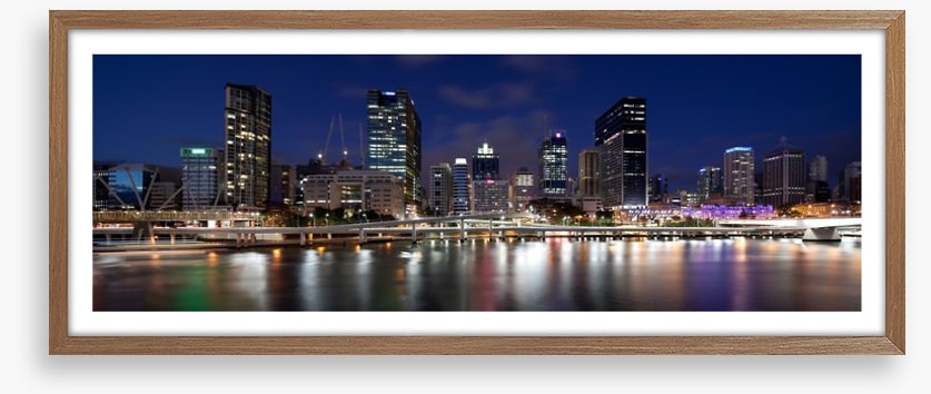 Brisbane city from Southbank
